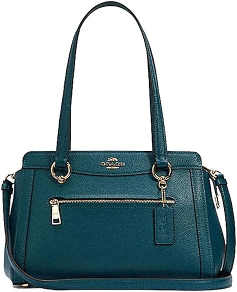 small teal handbags.